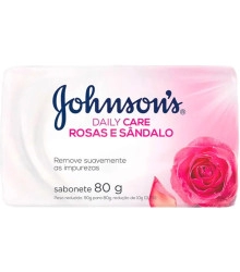 Sabonete Adulto J&J Rosas/Sandalo 12X80G