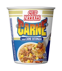 Macarrão Instantâneo Carne Defumada Nissin Cup Noodles Copo 69g