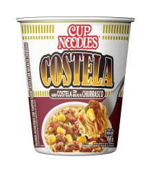 Macarrão Instantâneo Costela com Molho de Churrasco Nissin Cup Noodles Copo 68g