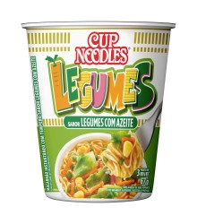 Macarrão Instantâneo Legumes com Azeite Nissin Cup Noodles Copo 67g