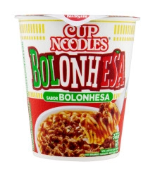 Macarrão Instantâneo Bolonhesa Nissin Cup Noodles Copo 72g