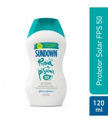 Protetor Solar Praia e Piscina FPS 50, Sundown, 120 ML