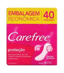 Protetor Diário Proteção com Perfume, Carefree, 40 Unidades