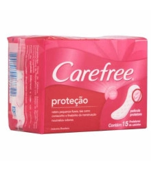 Protetor Diário Proteção com Perfume, Carefree, 15 Unidades