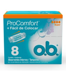 Absorvente Interno Médio com Processo de Agulhamento, O.B.
