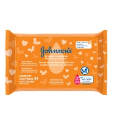 Toalha Hipoalergênica Limpeza Suave, Johnson's , 44 Unidades