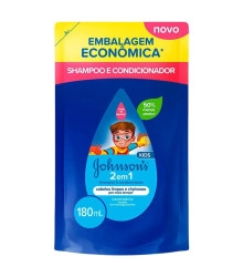 Johnson'S 2 Em 1 Shampoo/Condicionador Refil180Ml