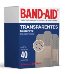 Curativos Regular, Band-Aid, 40 Unidades