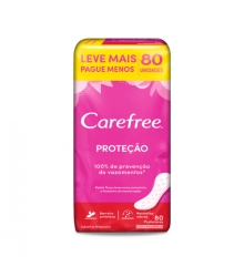 Protetor Diário Proteção com Perfume, Carefree, 80 Unidades