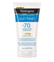 Protetor Solar Sun Fresh FPS 70, Neutrogena, 120 ML