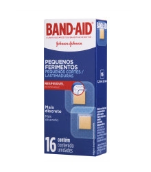 Curativos Pequenos Ferimentos, Band-Aid, 16 Unidades