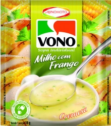 VONO® Milho Com Frango 25Gr - Dp C/ 23Und