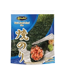 Folha Alga Yaki Sushi Nori Blue - 50 Folhas