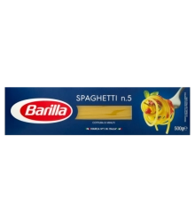 Macarrão Spaghetti Grano Duro Nº5 - Barilla - 500G - CX C/24